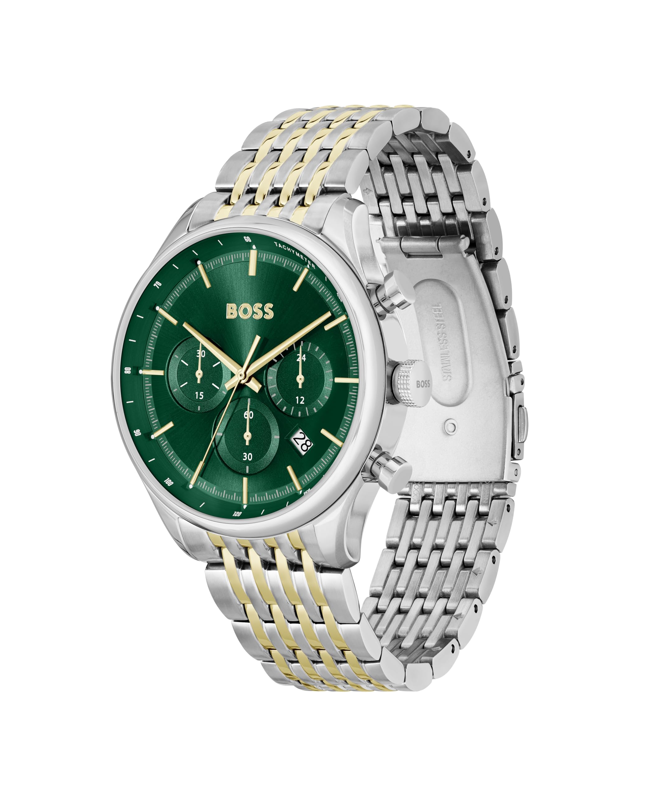 BOSS Relógio analógico masculino Hugo Gregor Qtz fashion crono